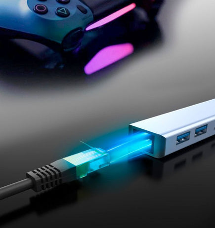Laser USB-C 7 Port Hub with HDMI and Ethernet