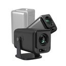 Laser 1080p Android Multi-Angle LED Projector Black