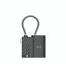 Laser TSA Lock Smart Tag with Rechargeable Battery Black
