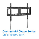 Laser Fixed Slim Profile TV Wall Mount - 37 to 80 Inch Panels