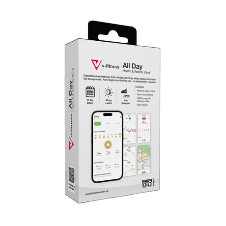 V-Fitness Smart Band Black