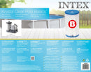 Intex Filter Cartridge replacement Size B INTEX FILTER PUMP 29005