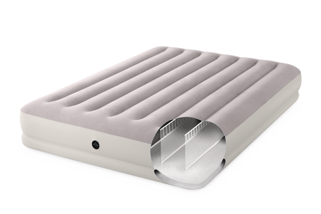 Intex Queen Dura-Beam Prestige Mid-Rise Airbed w/ USB150 Pump- 64179