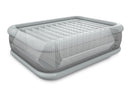 INTEX Queen Dura-Beam Comfort Plush Air Mattress w/ Built-In USB Electric Pump 64418