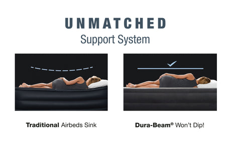 Intex Queen Ultra Plush Airbed 152cm x 203xm x 46cm 64428