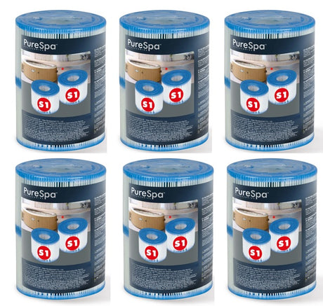 Intex Spa S1 Replacement Filter Cartridges 12 Pack 29001_6