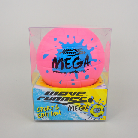 WAVE RUNNER MEGA SPORT BALL 9CM ASST - WR800B-SPT�