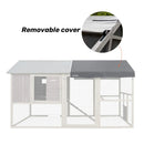 Removable Waterproof Roof Cover for Samland Large Wooden Backyard Chicken Coop DCN2512