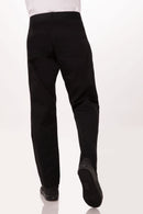 Lightweight Black M Slim Men's Chef Pants by Chef Works