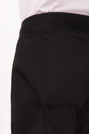 Lightweight Black M Slim Men's Chef Pants by Chef Works
