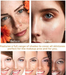 ReviGLam TLM Colour Changing Liquid Foundation Hides Wrinkles & Lines, BB Cream Makeup Base Concealer Cover Moisturizing Fluid for all Skin Tone SPF15, Pack of 2