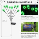Halloween Decorations Outdoor, Scary Eyeball Lights,4PACKS 32LED,IP65 Waterproof,Halloween Decor for Garden/Yard/Patio/Lawn/Pathway(Green)