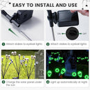 Halloween Decorations Outdoor, Scary Eyeball Lights,4PACKS 32LED,IP65 Waterproof,Halloween Decor for Garden/Yard/Patio/Lawn/Pathway(Green)
