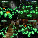 Halloween Decorations Outdoor, Scary Eyeball Lights,4PACKS 32LED,IP65 Waterproof,Halloween Decor for Garden/Yard/Patio/Lawn/Pathway(Green)