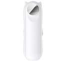 Handheld Mini Fan,2 IN 1 USB Rechargeable Portable Fan [12-19 Working Hours] with Power Bank, Pocket Design for Travel/Summer/Concerts/Lash, Gifts for Women (White)Christmas Gifts
