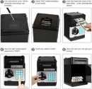 Toys for Kids Ages 5-7, 8-10, Electronic ATM Password Cash Coin Can Auto Scroll Paper Money Saving Box Toys for 6 7 8 9 10 11 12 Year Old Girl Christmas Birthday Gifts black