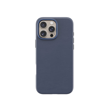 Lovefone Genuine Crafted Leather Case iPhone 16 Pro Max Navy