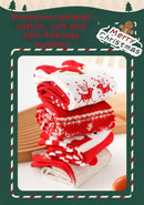 Christmas Products Christmas Socks Combed Cotton 4 Pair Medium Socks Gift Box