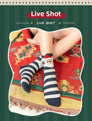 Christmas Products Christmas Socks Combed Cotton 4 Pair Medium Socks Gift Box