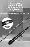 pet products Interactive LED telescopic pole cat teaser stick