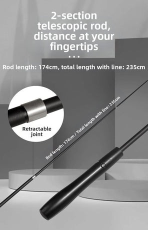 pet products Interactive LED telescopic pole cat teaser stick