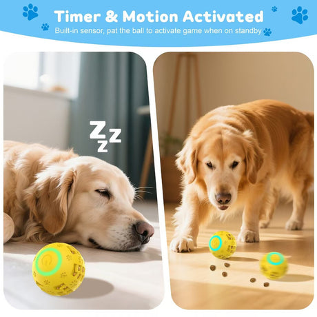 pet products Electric bouncing ball for grinding teeth and teasing pets