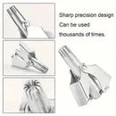 Washable Manual Nose Hair Trimmer For Men And Womens, Stainless Steel, Portable Nose Hair Clipper