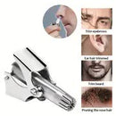 Washable Manual Nose Hair Trimmer For Men And Womens, Stainless Steel, Portable Nose Hair Clipper
