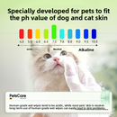 Pet wash-free cleaning gloves for dog bathing and deodorizing, cat dry cleaning wet wipes supplies, two packs.