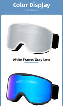 Outdoor sports products ,Winter skiing anti UV card myopia cylindrical double-layer anti fog skiing goggles