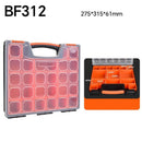 14 Compartments Storage Organizer Tool Box Plastic Bin Screw Case