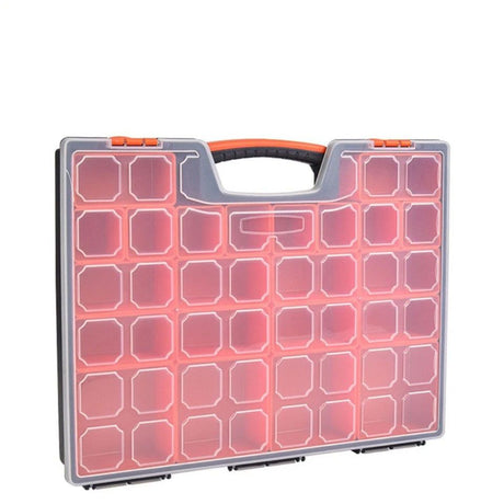 14 Compartments Storage Organizer Tool Box Plastic Bin Screw Case