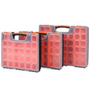 22 Compartments Storage Organizer Tool Box Plastic Bin Screw Case