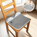 USB Heated Foot Warmer Sheep Fleece Foot Warmer Rabbit Fleece Foot Warmer Sofa - Gray - Size 40cm