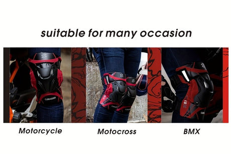 knee protector, KO1-PRO, motorcycling knee protection, high-impact sports knee gear, durable knee guard, comfortable knee protection, off-road knee pads, Australian knee brace -BLACK