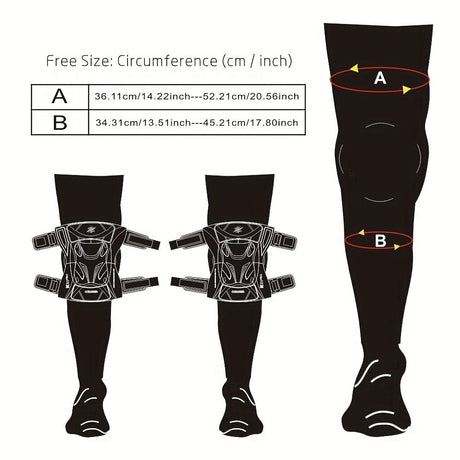 knee protector, KO1-PRO, motorcycling knee protection, high-impact sports knee gear, durable knee guard, comfortable knee protection, off-road knee pads, Australian knee brace -BLACK