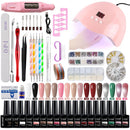 Nail Art Kit Gel Lamp Nail Grinder Nail Polishes Nail Art Tools Nail - Multi - Size Set2