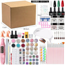 Nail Art Kit Gel Lamp Nail Grinder Nail Polishes Nail Art Tools Nail - Multi - Size Set4