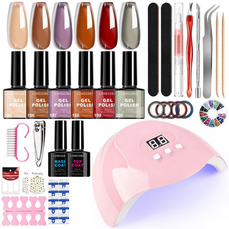 Nail Art Kit Gel Lamp Nail Grinder Nail Polishes Nail Art Tools Nail - Multi - Size 2