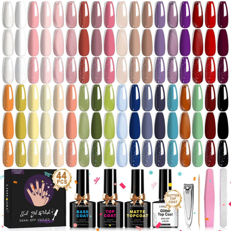Nail Art Kit Gel Lamp Nail Grinder Nail Polishes Nail Art Tools Nail - Multi - Size 36-1