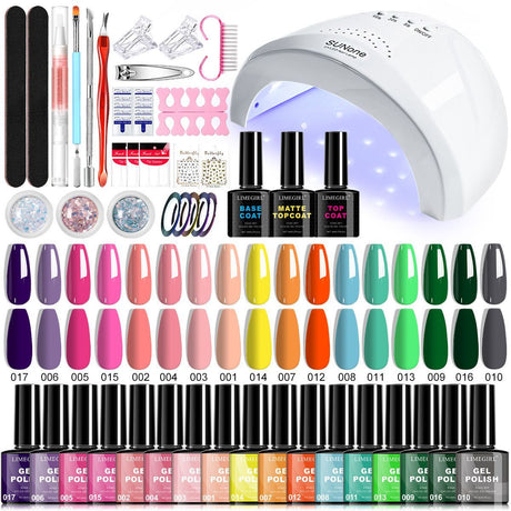 Nail Art Kit Gel Lamp Nail Grinder Nail Polishes Nail Art Tools Nail - Multi - Size 36-2