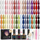Nail Art Kit Gel Lamp Nail Grinder Nail Polishes Nail Art Tools Nail - Multi - Size 36-3
