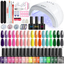 Nail Art Kit Gel Lamp Nail Grinder Nail Polishes Nail Art Tools Nail - Multi - Size ZH695-2-PDD