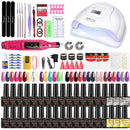 Nail Art Kit Gel Lamp Nail Grinder Nail Polishes Nail Art Tools Nail - Multi - Size 168-2