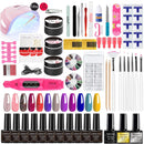 Nail Art Kit Gel Lamp Nail Grinder Nail Polishes Nail Art Tools Nail - Multi - Size 168-4