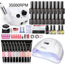 Nail Art Kit Gel Lamp Nail Grinder Nail Polishes Nail Art Tools Nail - Multi - Size 168-7