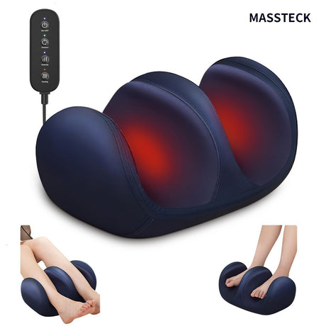 Foot Massager Heating Massager Multiple Modes 20 Massage Heads Foot Massage - Navy - Size Australian - standard