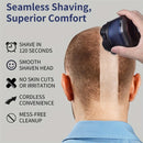 Magnetic six-blade razor, Whole-body wash razor, Digital display razor, Head-shaving razor, Electric razor for men, Australian grooming tools - Blue - Size Including spare blades