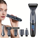 Women'S Hair Remover 7-In-1 Hair Remover Body Hair Removal Facial Hair Removal - Black - Size SET