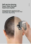 mens electric shaver, cordless shaver, rechargeable shaver, waterproof shaver, 6D floating shaver, men grooming, shaver for Australian men, travel shaver - Silver - Size SET
